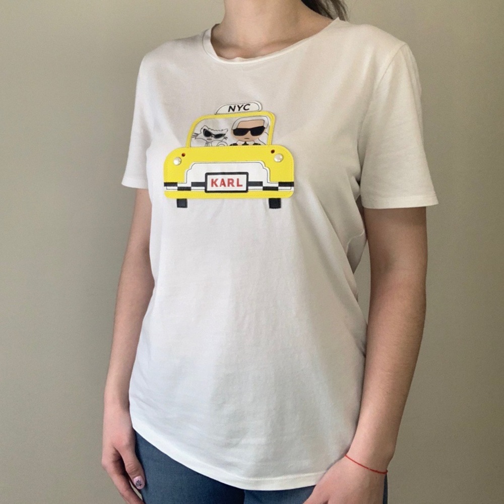 Karl Lagerfeld cute t-shirt in size S